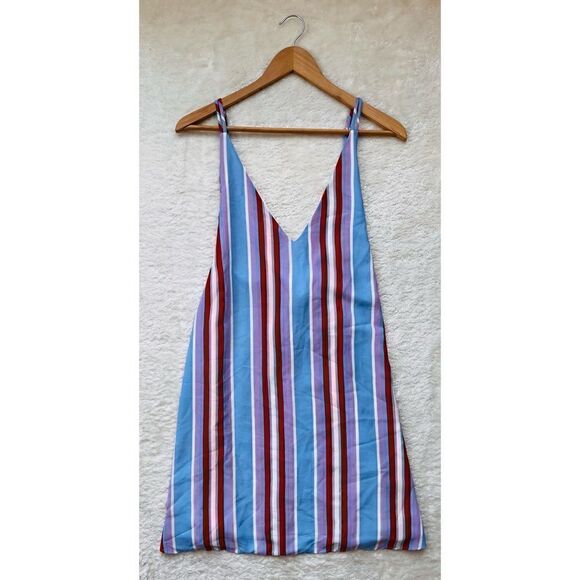 Lulus Set Sail Light Blue Multi Striped Tie-Back
Mini Dress - Picture 5 of 16
